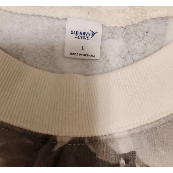 Old Navy Active Floral Print Dolman Sleeve Sweatshirt - Size L - JC344 - Picture 3 of 9